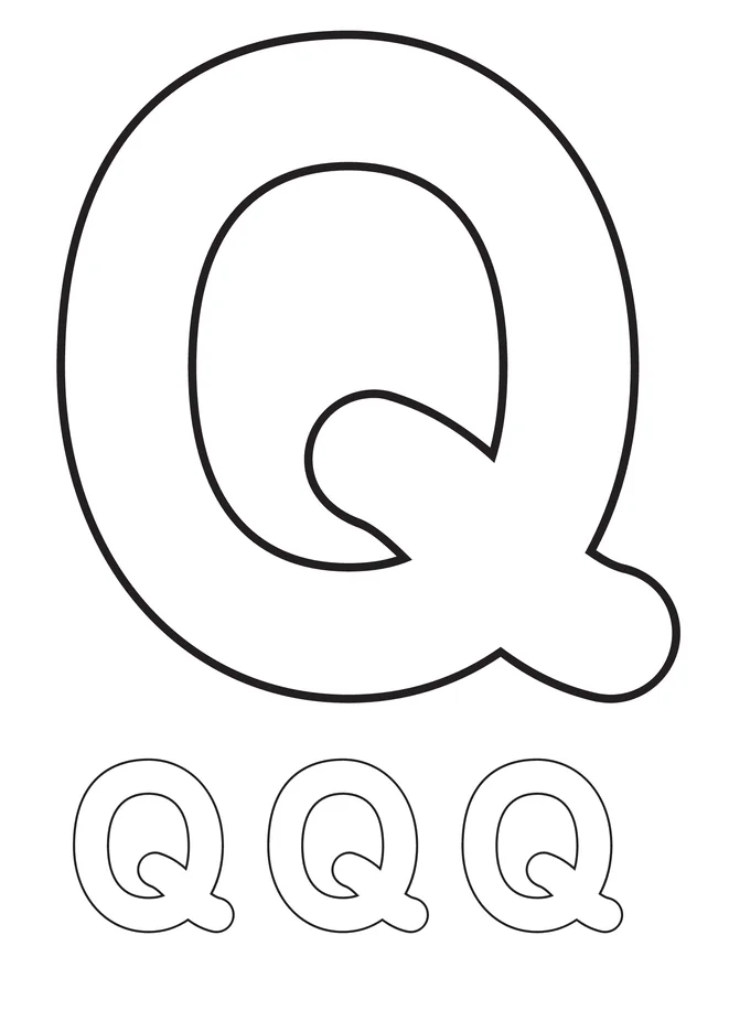 Alfabeto para colorir e imprimir para imprimir e colorir - imagem 18